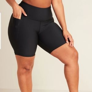 Old Navy High-Waisted Side Pocket Biker Shorts 2x